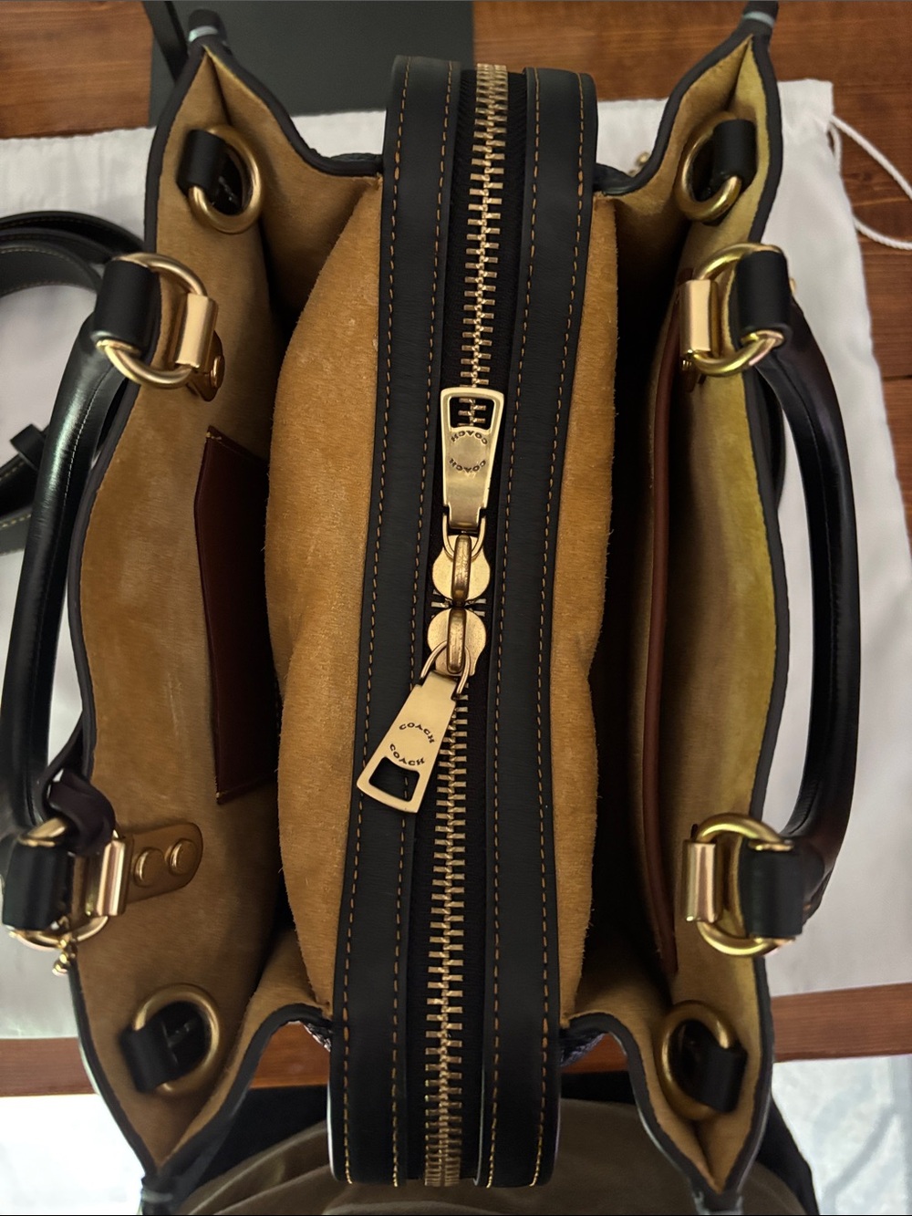 Excellent Condition Coach Rogue 25 in Dark Denim Multi - Picture 6 of 12